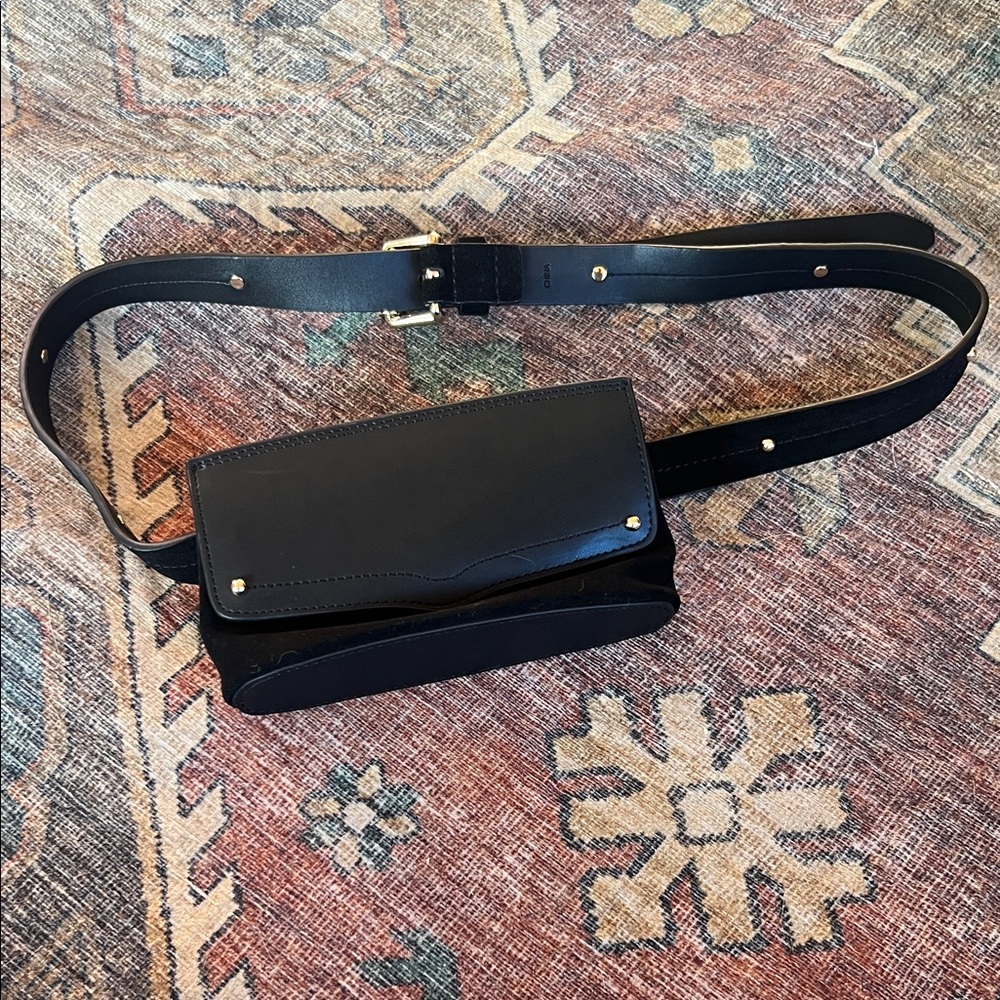 Rebecca Minkoff-  Black Leather Belt Bag
